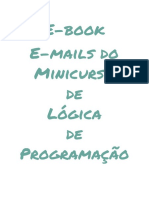 E-book E-mails Do Minicurso Lógica de Programação