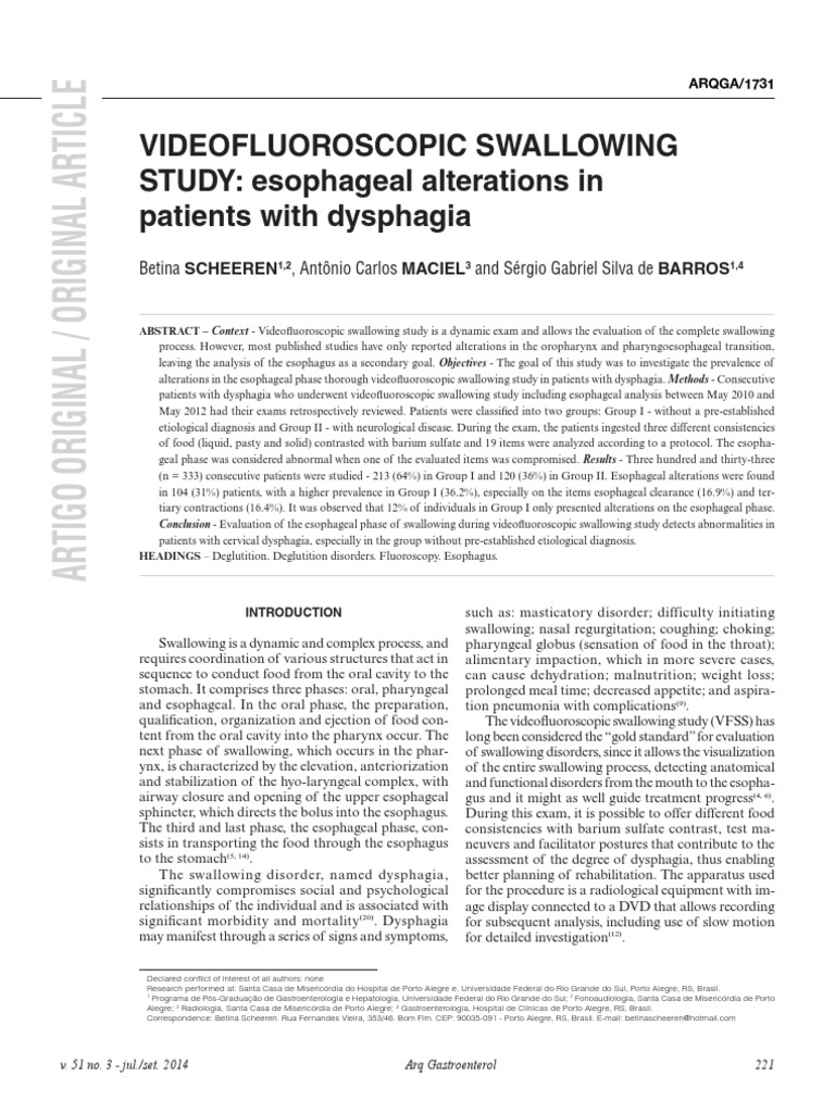 Esophagus Gastroenterology