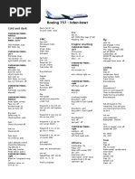 Boeing 757 Checklists