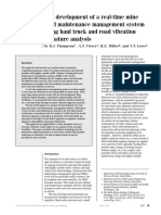 The Development of a Real-time Mine Road Maintenace Management System Using Haul Truck