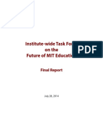 MIT Institute-Wide Task Force On The Future of MIT Education