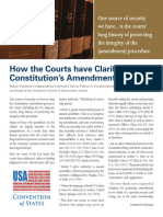 How the Courts have Clarified the Constitution's Amendment Process