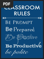 Classroomrules Blue