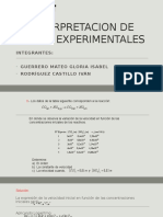 Interpretacion de Datos Experimentales