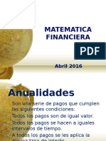 Anualidades financiera