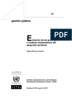 Paradigmas y Modelos Del Desarrollo Territorial