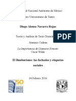 02-04-16 IMPORTANCIA de LLAMARSE ERNESTO El Bunburismo Fachadas y Etiquetas Sociales