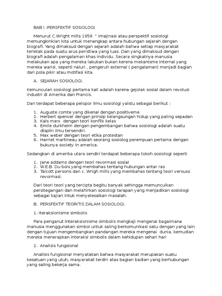 Soiologi Pendekatan Membumi Pdf