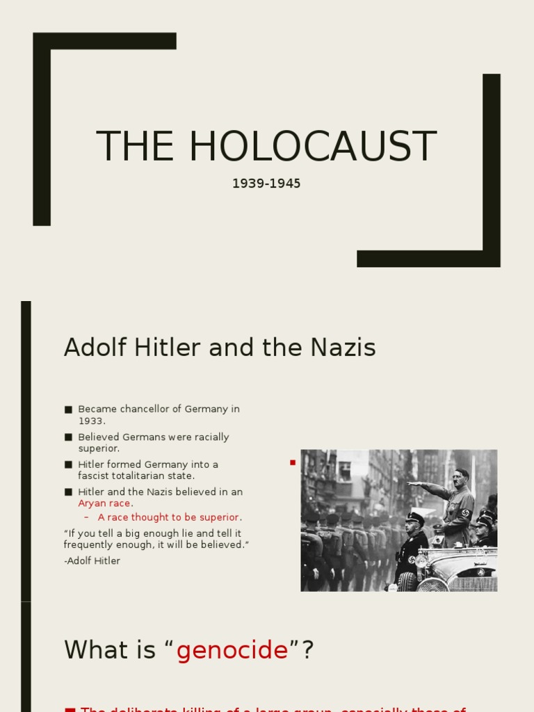 Final Holocaust | PDF | Nazi Germany | The Holocaust