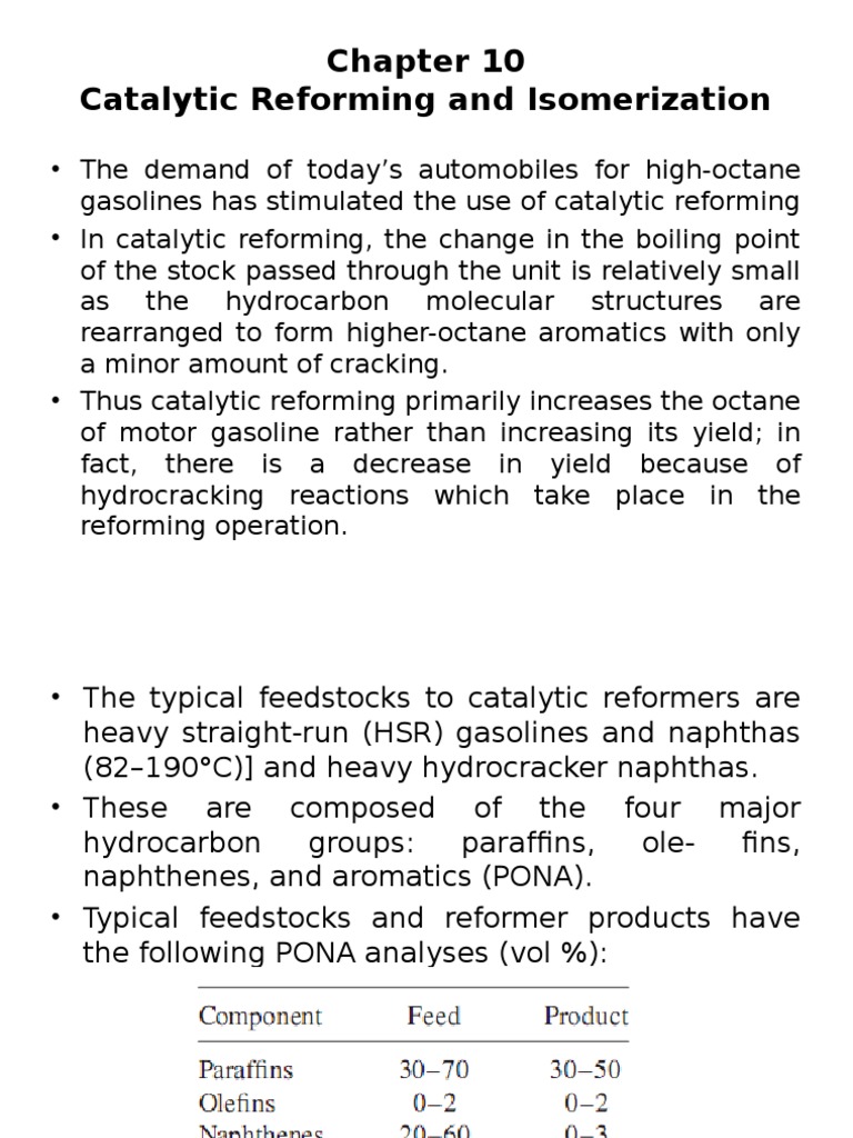 Catalytic Reforming Cracking (Chemistry) Catalysis Free 30day