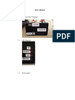 Familiarization of The Prototype 1.1 Ports: User's Manual