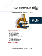 Kenaikan Titik Didih Larutan Gula