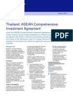 Thailand ASEAN Comprehensive Investment Agreement 6031282