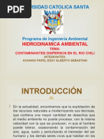 Contaminantes Dispersos en El Rio Chili