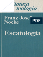 Escatología de Franz Joseph Nocke PDF