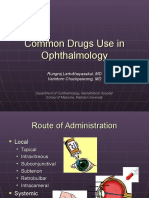 Common Drugs Use in Ophthalmology