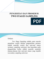 Two Stage Cluster Sampling