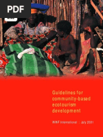 WWF   Guidelines for community-based ecotourism development