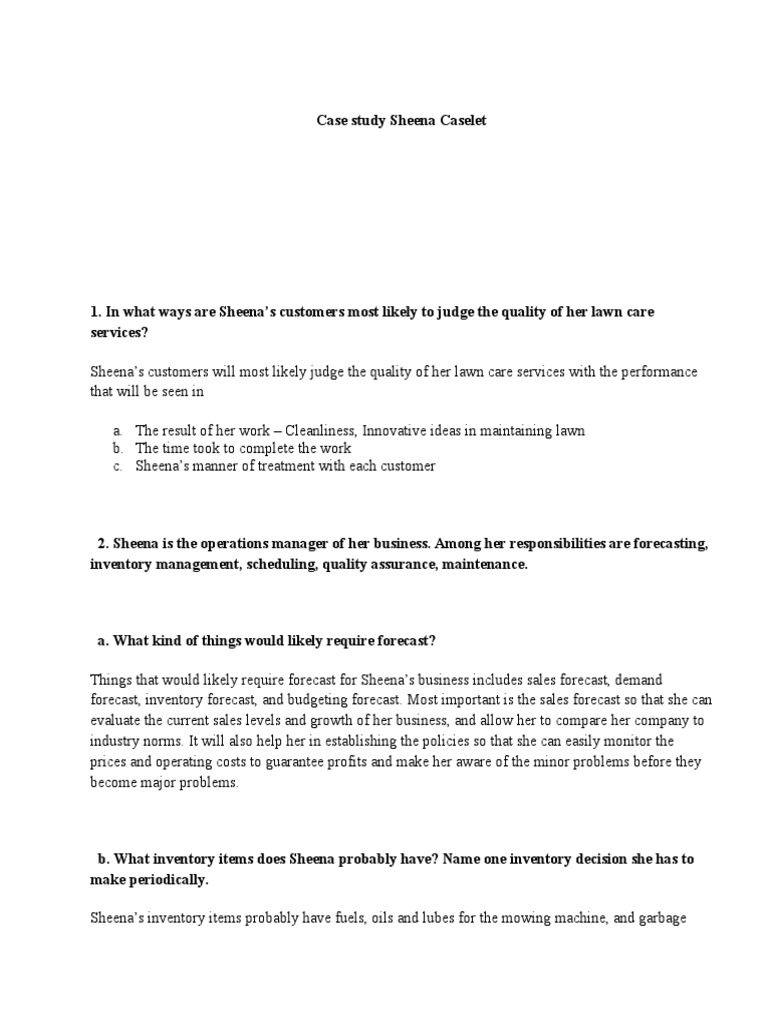 Sheena case study picture