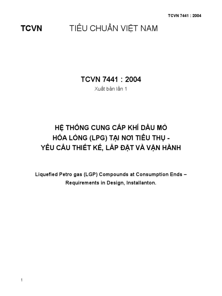 TCVN 7441 2004 | PDF