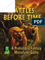 Battles Before Time - Rules - Part One