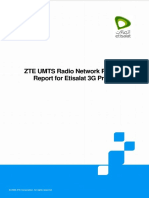 ZTE UMTS Network Planning Report For Etisalat 3G Project