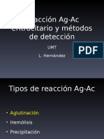 Reacción Ag Ac