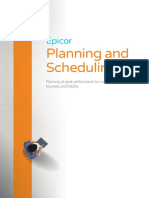 Epicor ERP Planning and Scheduling Suite