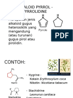 Alkaloid Pyrrol - Pyrrolidine (Adik)