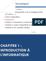 Chapitre1 Introduction Linformatique