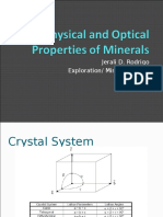 Physical Properties of Minerals