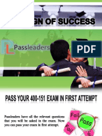  Passleader 400-151 Questions Answers