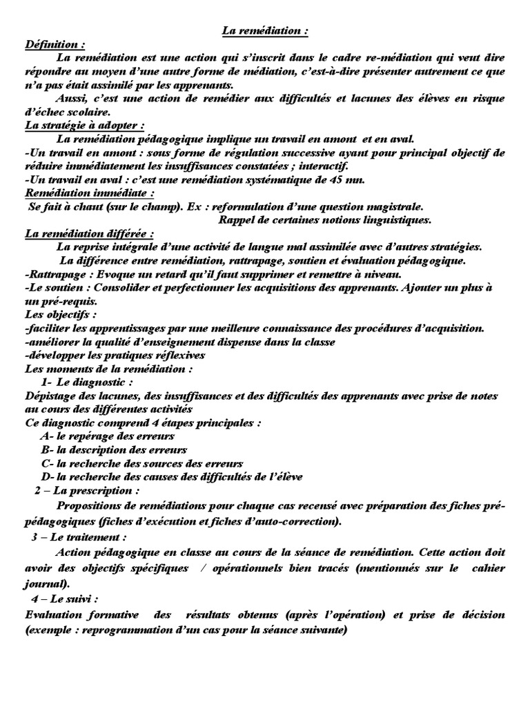 Exemple De Fiche Pour L oral De Français Pdf Fiches de Remediation PDF | PDF | Pédagogie | Sémiotique