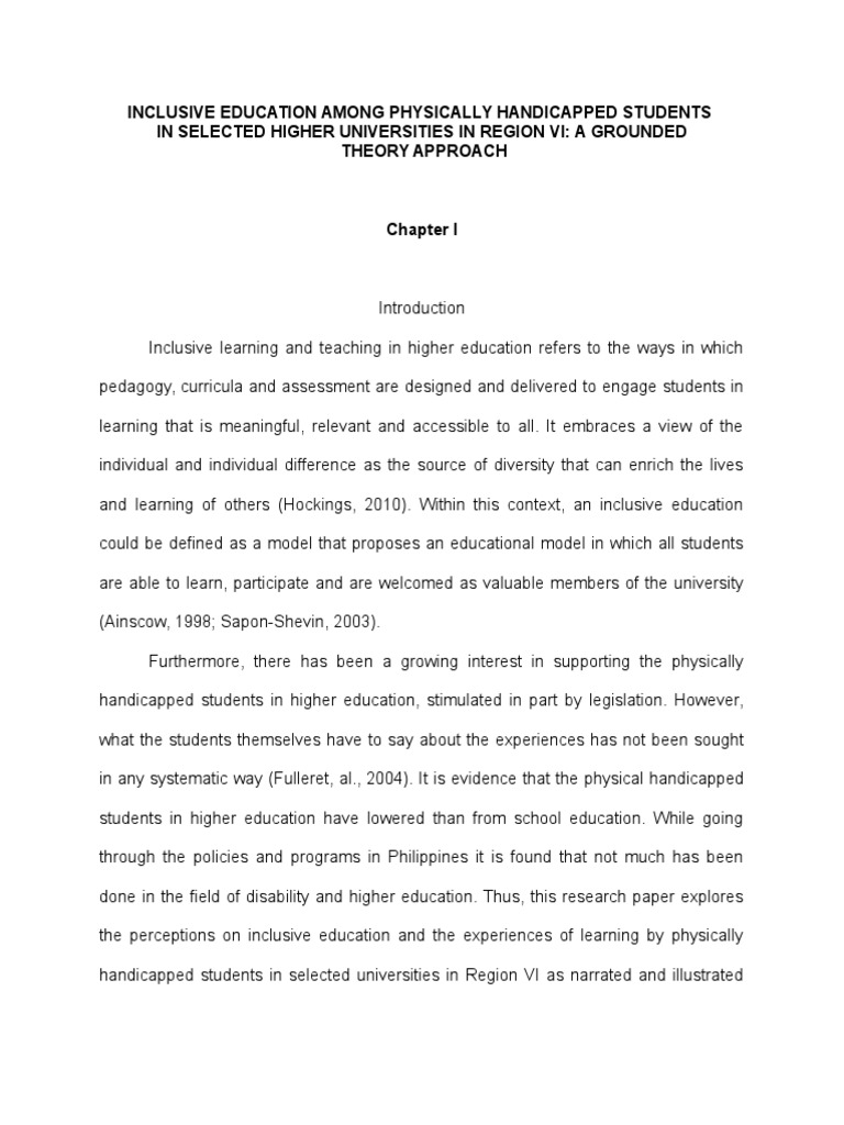 Special education research paper thesis pdf image