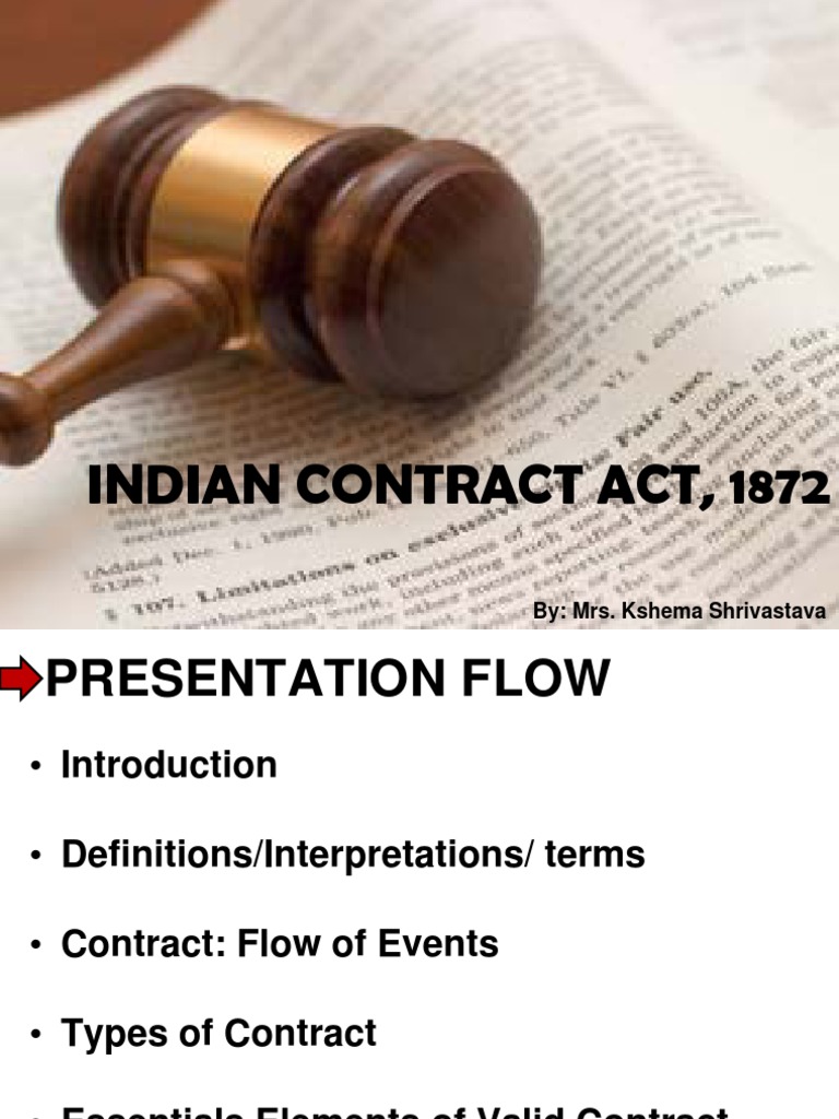 assignment on indian contract act 1872