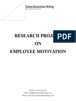 Employee Motivation Research Project