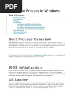 Boot Process in Windows