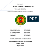 Asuhan Keprawatan Jiwa Isolasi Sosial