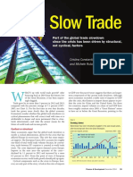 Slow Trade: Part of The Global Trade Slowdown Since The Crisis Has Been Driven by Structural, Not Cyclical, Factors