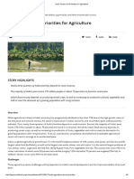 India - Issues and Priorities For Agriculture
