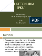 Phenylketonuria PKU