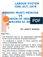 Bandhu Mukti Morcha V. UOI