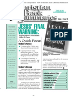 Jesus' Final Warning:: Hri Tian Ook Ummaries