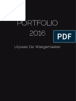 Portfolio: Ulysses de Waegemaeker