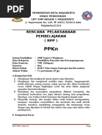 (Bab V) RPP PKN Kelas Viii k13 Semester Genap