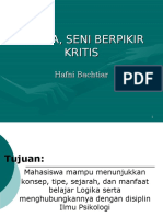 Logika Seni Berpikir Kritis