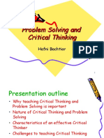 Problem Solving and Critical Thinking Eltecs