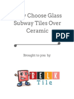 Why Choose Glass Subway Tiles Over Ceramic