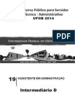 Ufob - Prova - Assistente Administrativo