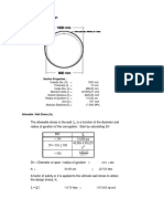 Crossing Pipe Design: Section Properties